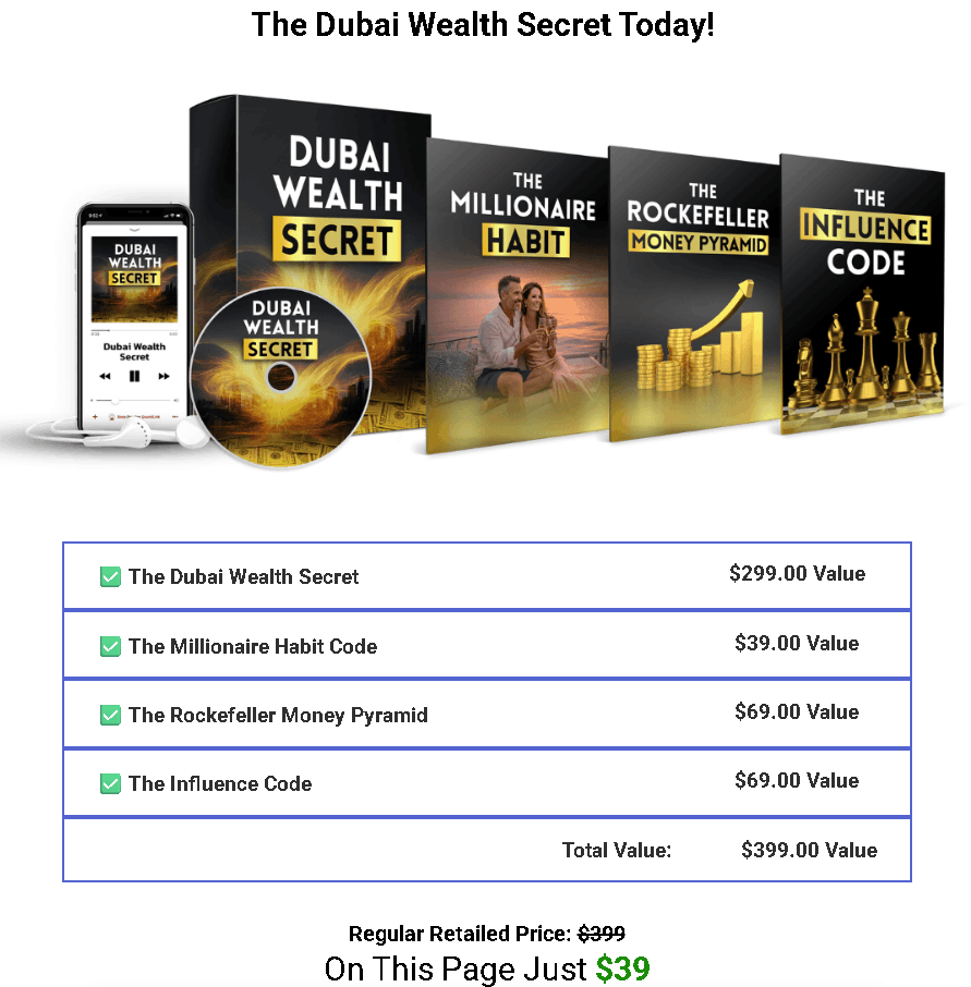 Dubai Wealth Secret Price
